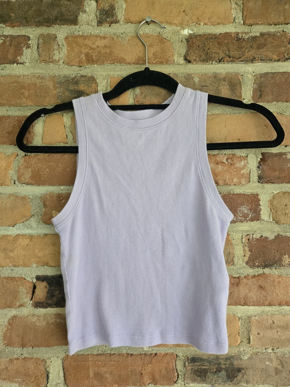 Hollister Lavender Ribbed Cropped Tank